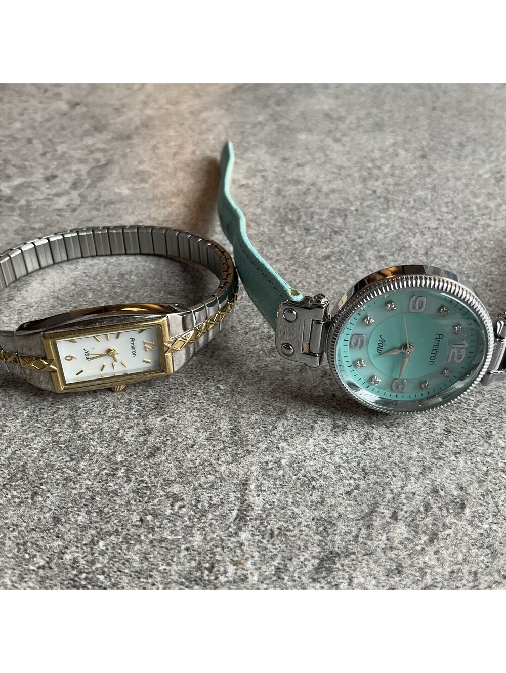 Beautiful Pair of Armitron Womens Watches Both Watches Run Great Bin F